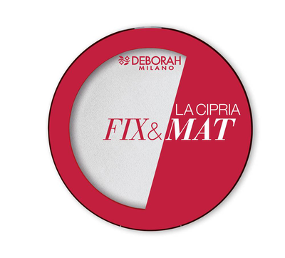 Deborah la cipria fix&mat face powder, , medium