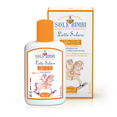 Sole bimbi sun care milk SPF50+ 125ml, , medium