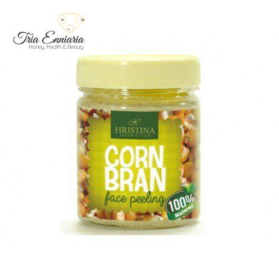 Corn bran, face peeling, 200 ml, hristina, , medium