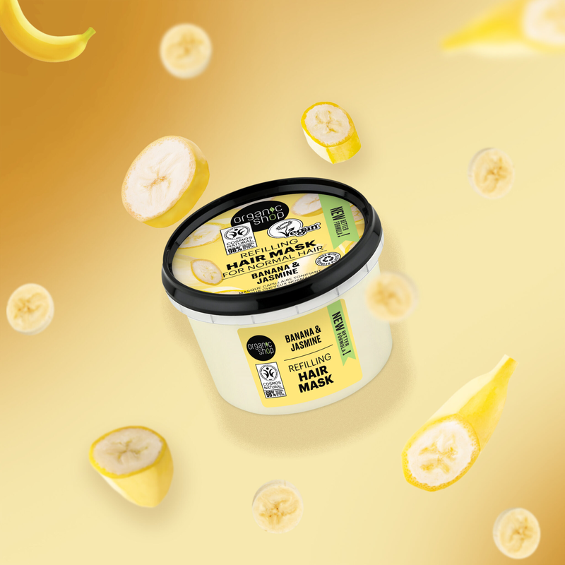 Hair mask banana & jasmine refilling, , medium-null