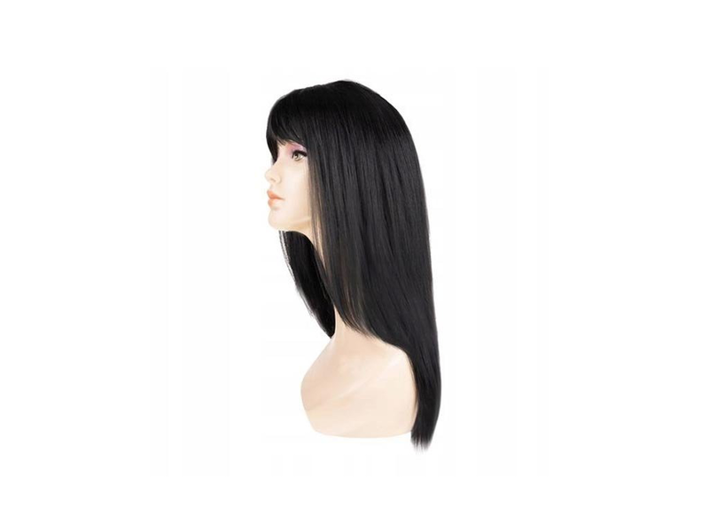Product image: Γυναικεία περούκα μήκους 67 cm σε μαύρο χρώμα, long wig – aria trade, , medium-null