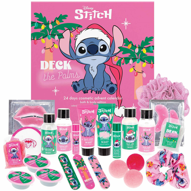 STITCH  Mad beauty 24 days cosmetic Christmas advent calendar bath & body edition, , medium-null