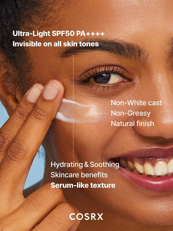 Cosrx ultra light invisible sunscreen SPF 50 pa++++ 50ml-null