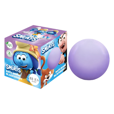 Smurfs blackberry bath bomb 165g, , medium