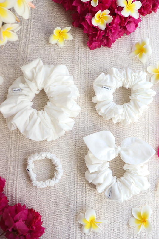 Marlene mini bow scrunchie, , medium-null