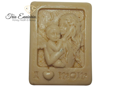 Karite and propolis, handmade glycerin soap, 95 g, bioherba, , medium