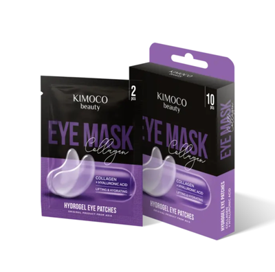 Kmc hydrogel eye patches collagen+hyaluronic, , medium