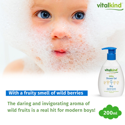 Vitalkind milky shower gel boy