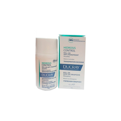 Ducray hidrosis control antiperspirant roll-on to treat excessive sweating 40 ml, , medium