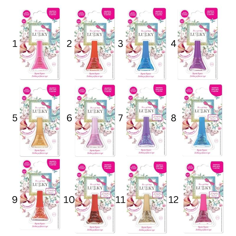 Lukky peel off nail polish luk00000, , medium-null