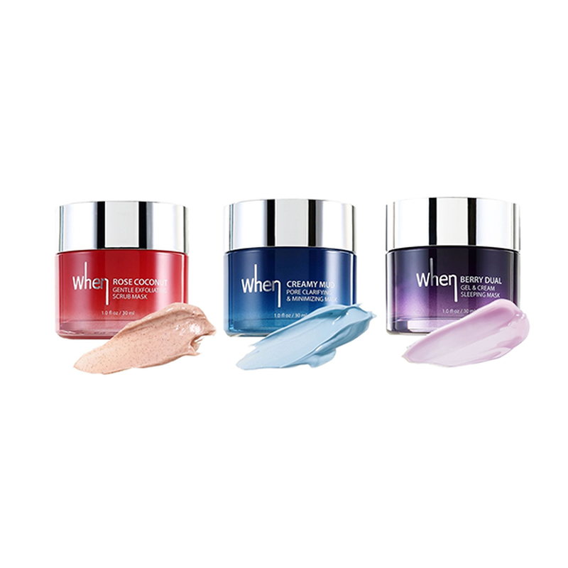 Product image: When mini cream masks trio set 90ml, , medium-null