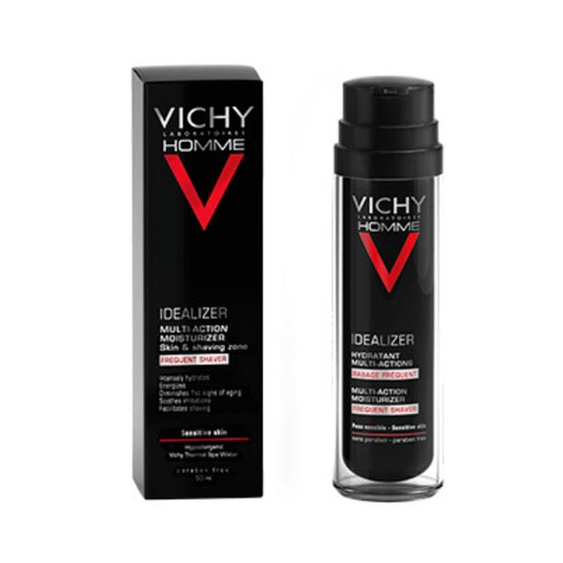Vichy homme idealizer multi-action moisturizer skin & shaving zone - daily care for sensitive skin 50ml-null