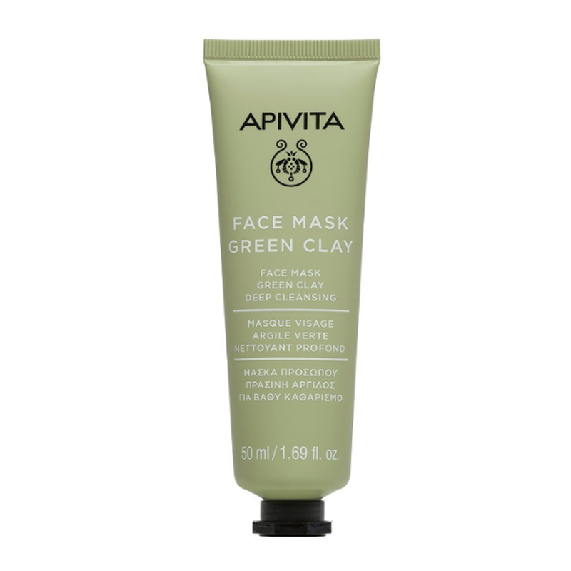 Product image: Apivita face mask with green clay deep cleansing x 50ml-null