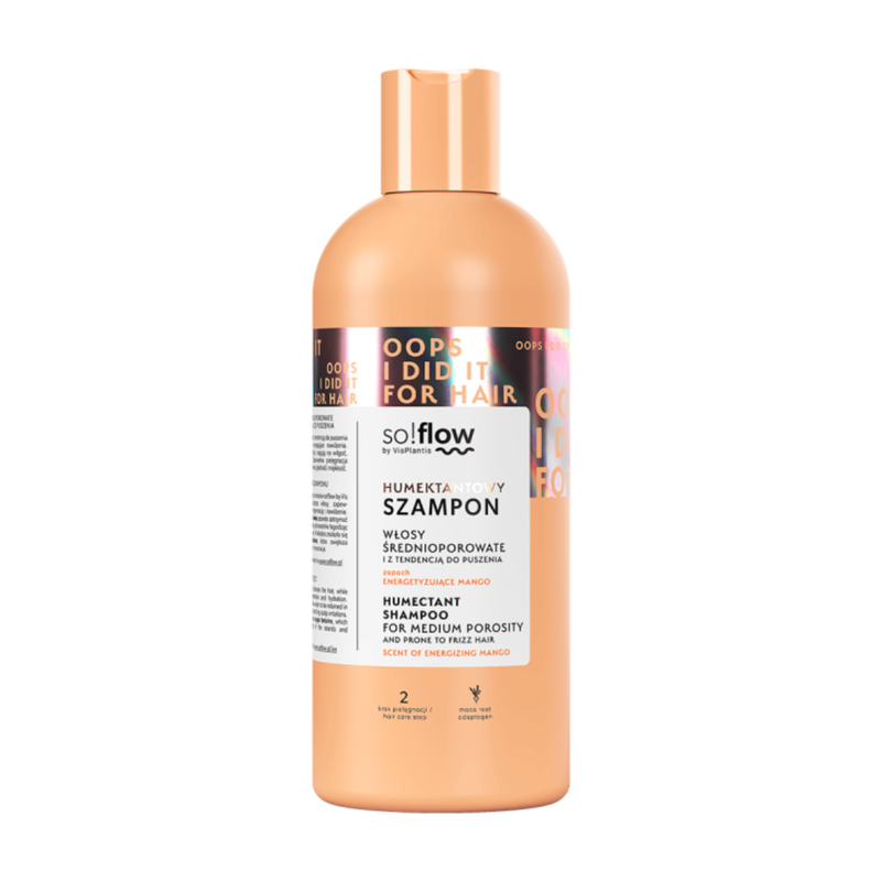 So flow humectant shampoo for medium porosity and frizzy hair 400ml, , medium-null