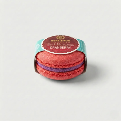 Bath macaron cranberry, , medium