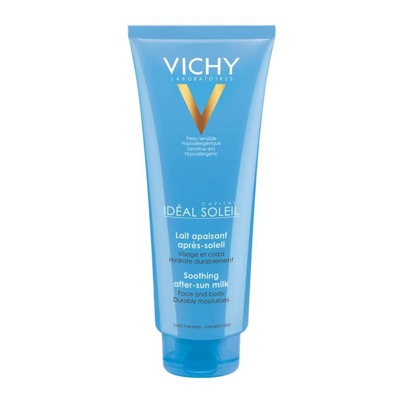 Vichy ideal soleil soothing after sun milk for face & body 300ml, , medium image number null
