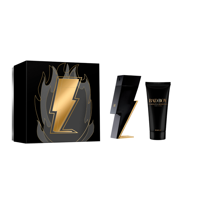 Carolina Herrera bad boy eau de toilette 100ml + shower gel 100ml gift set-null