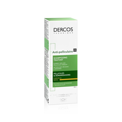 Vichy dercos anti- dandruff advanced action shampoo for dry hair 200ml, , medium