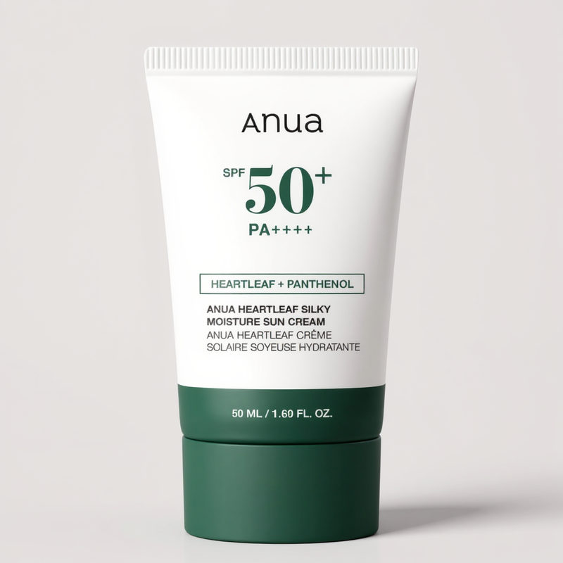 Anua - heartleaf silky moisture sun cream SPF50+ pa++++, , medium-null