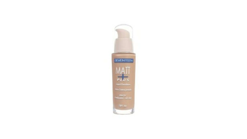 Seventeen matt plus liquid foundation no1 - light beige, , medium-null