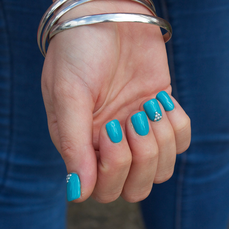 No.120 turquoise tea cup nail polish, , medium image number null