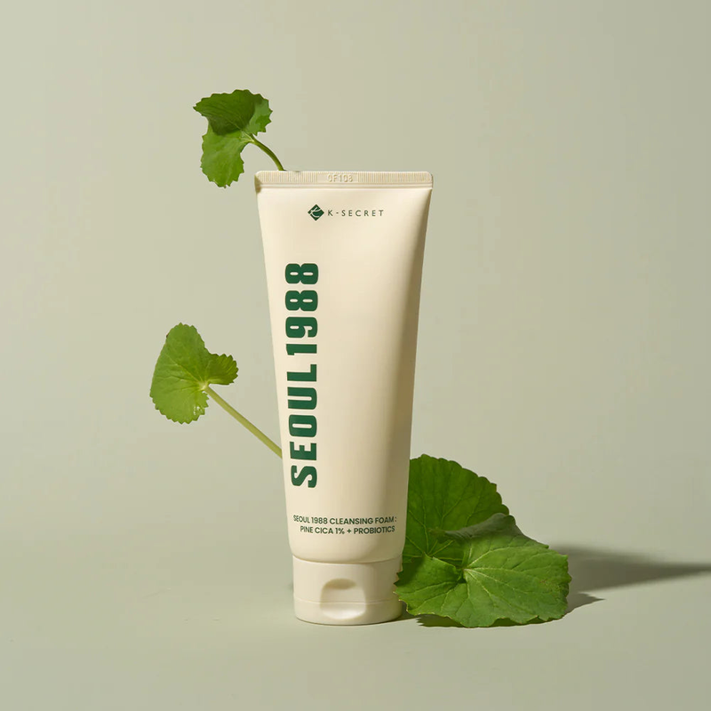 Ksecret seoul 1988 cleansing foam: pine cica 1% + probiotics - 150ml-null