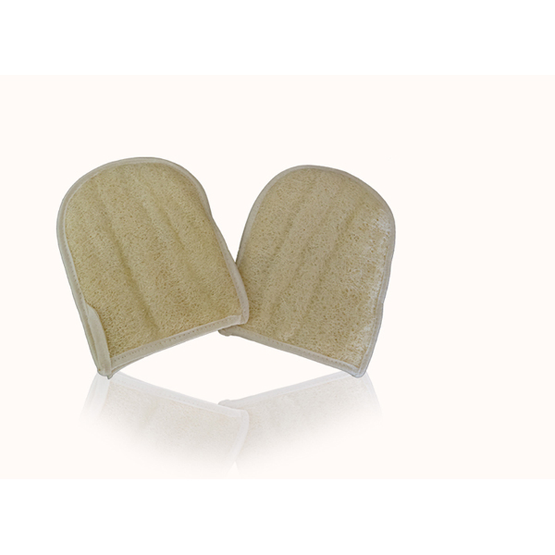Beauty spring double side loofah glove 024, , medium-null