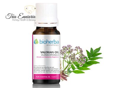 Valerian, pure essential oil, 5 ml, bioherba