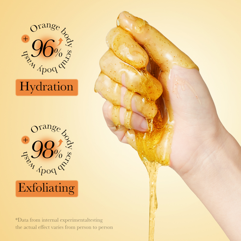 Orange scrub body wash – brightening & exfoliating, , medium image number null