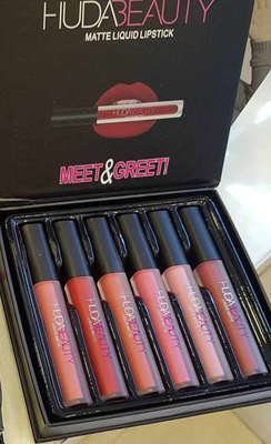 Huda beauty liquid matte lipsticks (set)