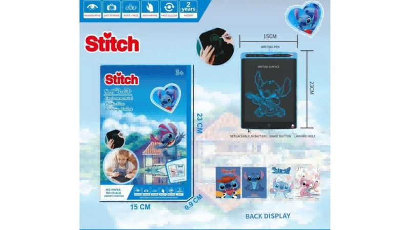 Stitch lcd writing tablet 8.5 &ndash; cute disney drawing & writing pad, , medium-null