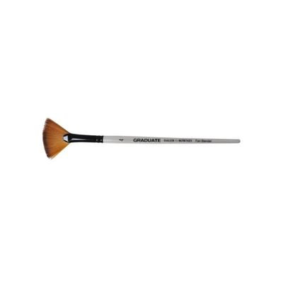 Daler-rowney graduate multi-technique brush, synthetic hair, short handle, fan,, , medium