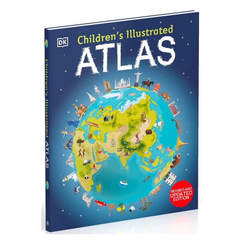 Children's illustrated atlas by dk children - ages 7-9, , medium-null
