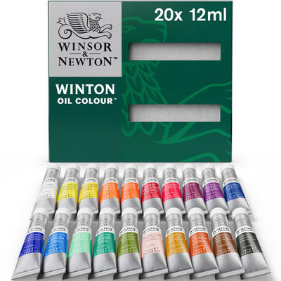 W&n winton oil colour 20x12ml tube set