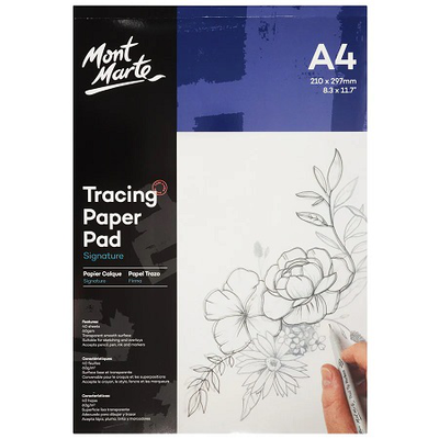 Mont marte tracing paper block a4 210x297mm, , medium