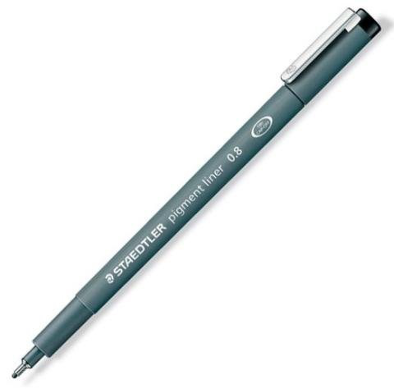 Product image: Staedtler pigment liner 08 black, , medium-null