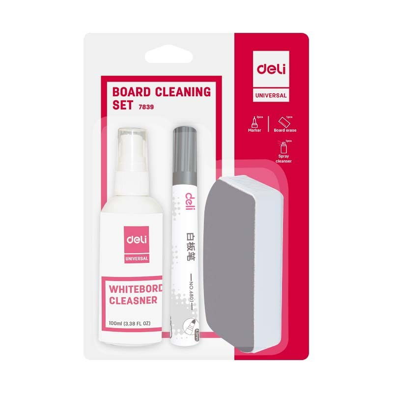 Whiteboard cleaning set, , medium-null