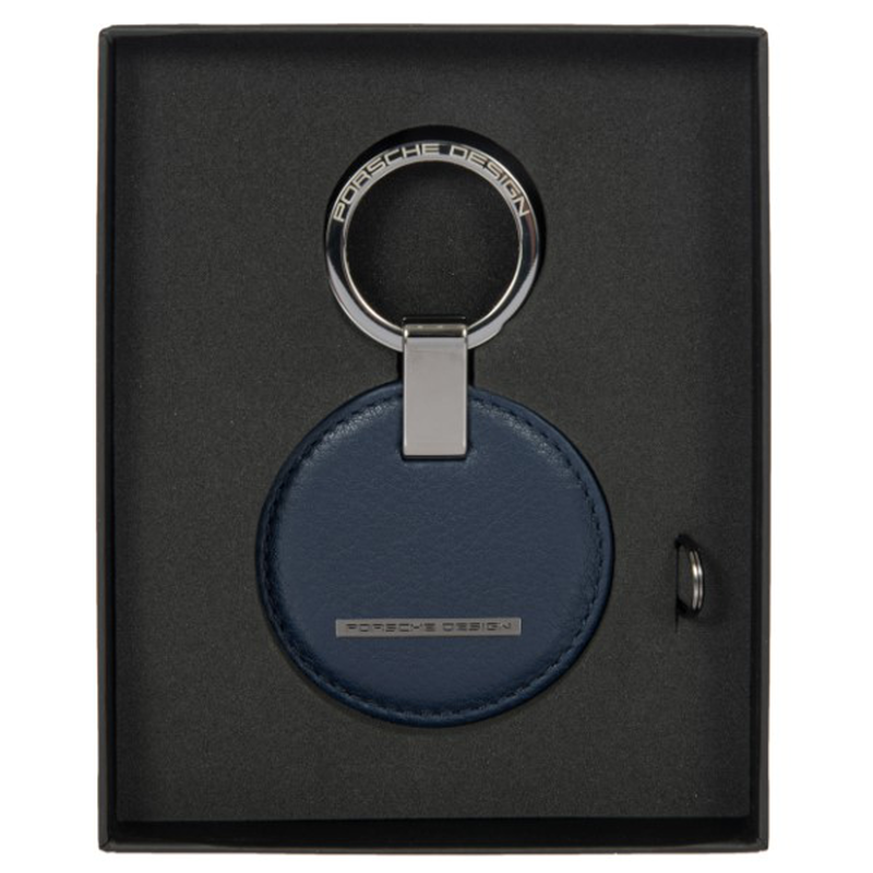 Porsche design keyring circle dark blue, , medium-null