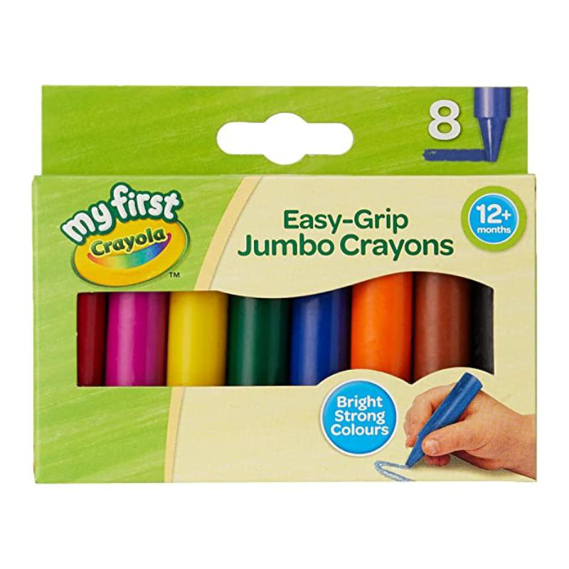 Product image: Crayola beginnings jumbo crayons set of 8 0280, , medium-null
