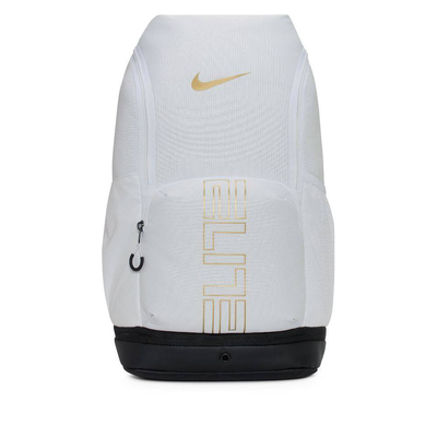 Varsity elite backpack, White / Black / Gold, medium