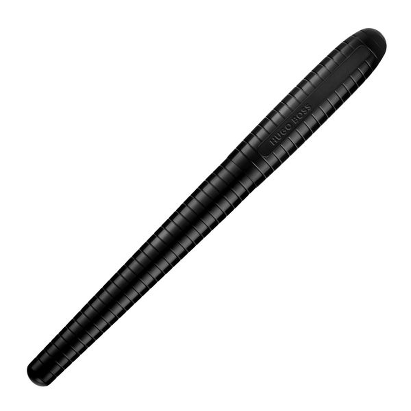 Hugo Boss rollerball pen contour soft bauhaus black, , medium-null