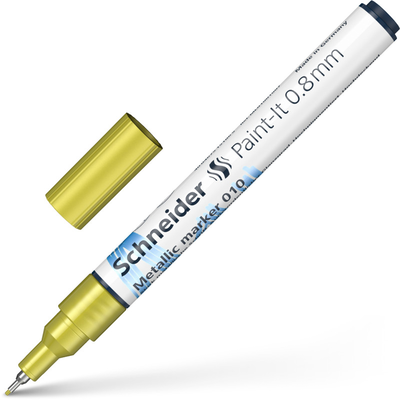 Metallic marker fine tip 0,8mm paint-it 010, Yellow, medium