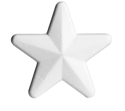 Polystyrene star 3d 20cm, , medium