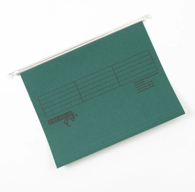 25pcs f/c suspension file premier green, , medium-null