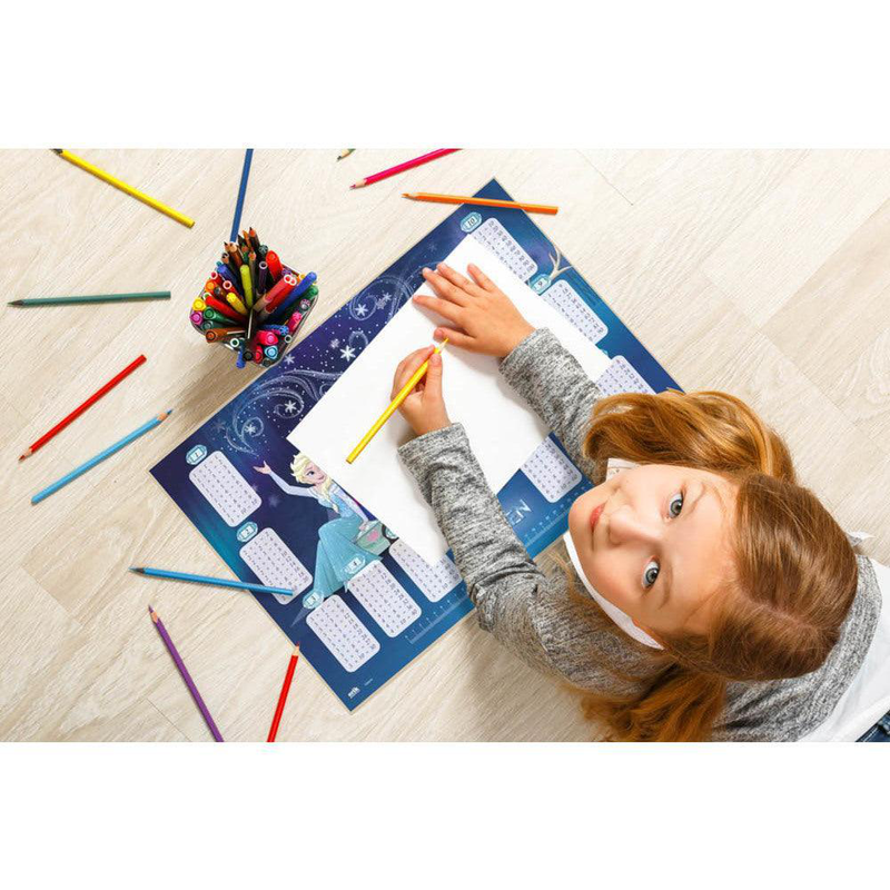 Official frozen multiplication table desk mat-null