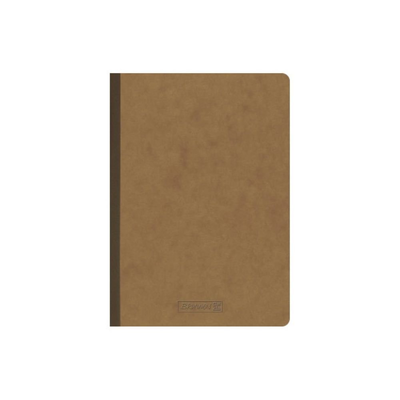 Notebook a5 squared ,90 gr. Premium brown, , medium