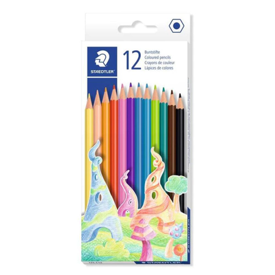 Staedtler coloured pencil hexagonal 12 pcs, , medium