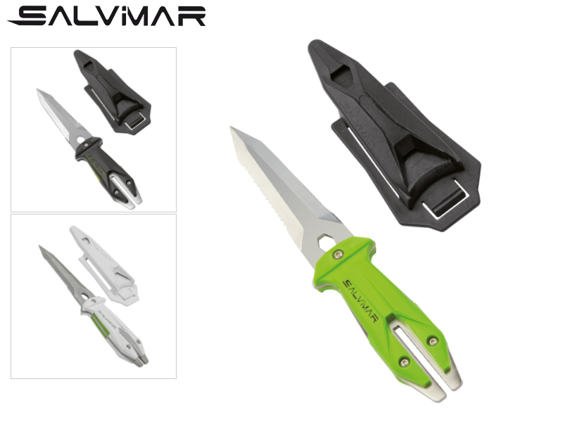 Product image: Salvimar goemon diving knife (color: acid green), , medium-null