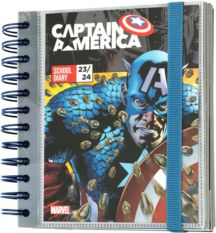Marvel captain america 2023/2024 academic diary day to page 11 months-null