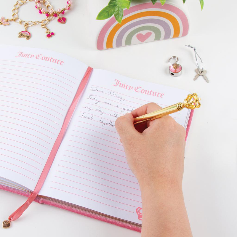 Make it real Juicy Couture velvet journal and pen-null